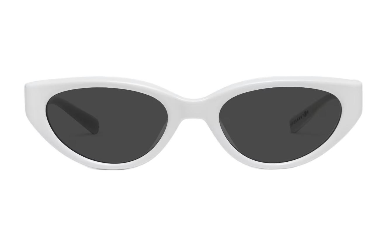 Gentle Monster Oval Sunglasses White Unisex Couple Style with Matching Temples. MM108-W2 圖 2