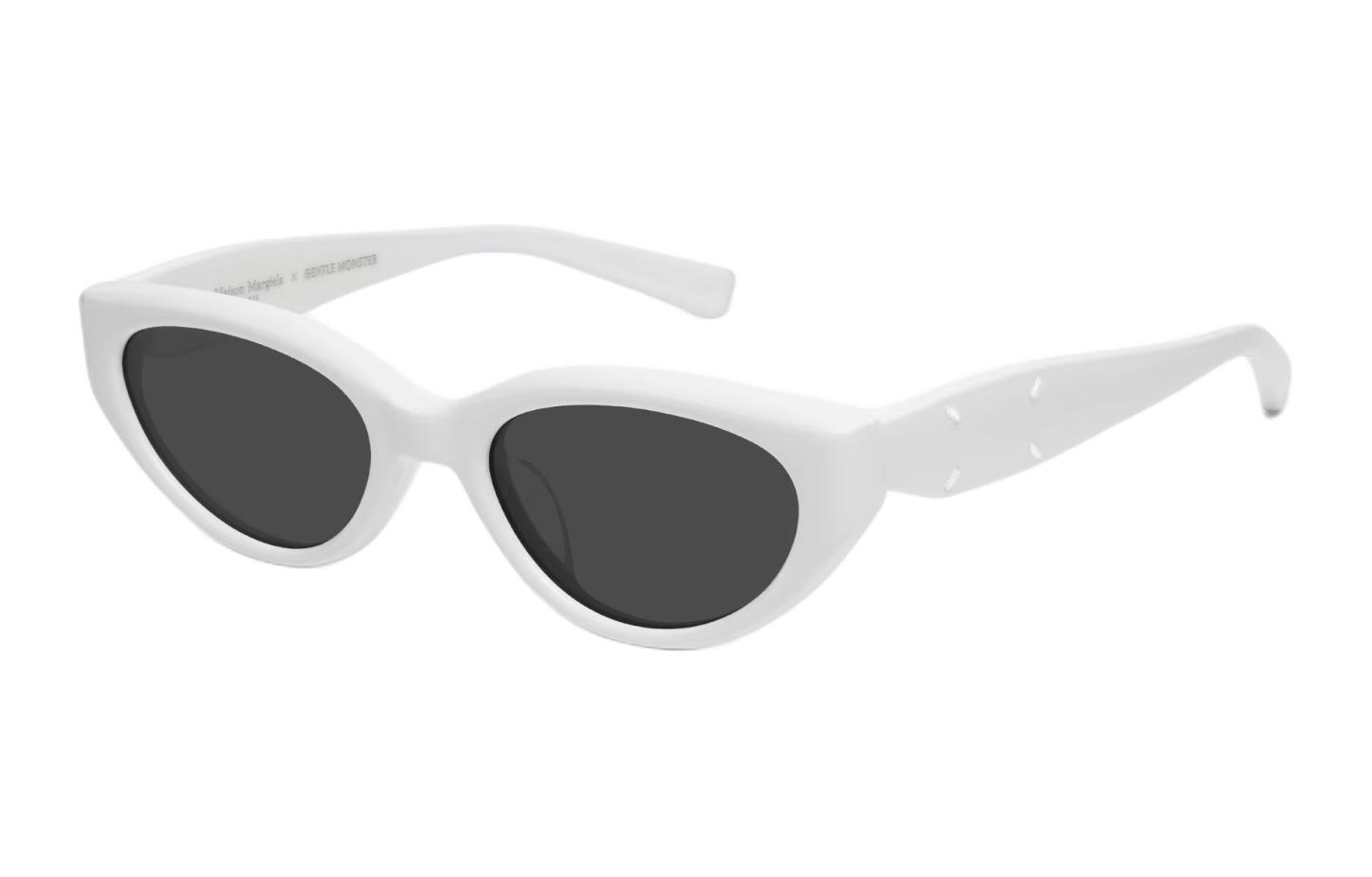 Gentle Monster Oval Sunglasses White Unisex Couple Style with Matching Temples. MM108-W2 圖 3
