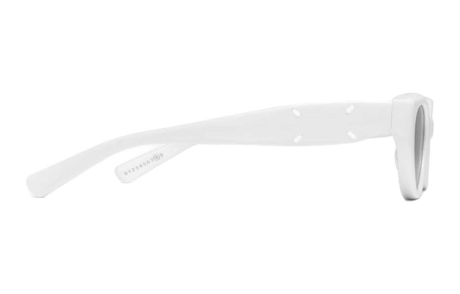 Gentle Monster Oval Sunglasses White Unisex Couple Style with Matching Temples. MM108-W2 圖 4