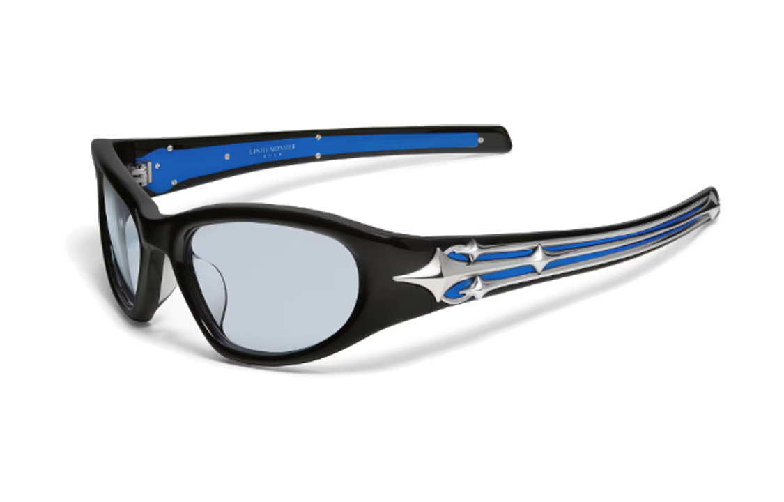 GENTLE MONSTER Paradoxx Unisex Black Sunglasses with Irregular Frame Design Paradoxx-01 圖 2