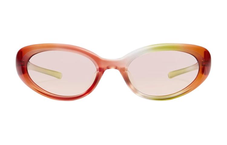 Gentle Monster Red Oval Titanium Sunglasses Unisex Couple Design GELATI-MG4 圖 3