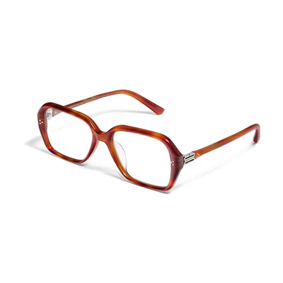 GENTLE MONSTER Retro Tortoiseshell Irregular Optical Glasses Unisex Couples Frame BECA-T4