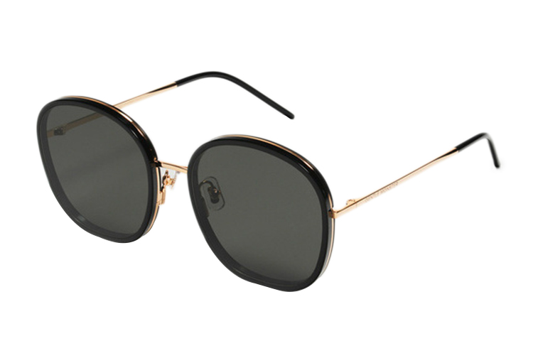 GENTLE MONSTER Rimo Black Gold Frame Sunglasses UV Protection Fashion Shades RIMO-01