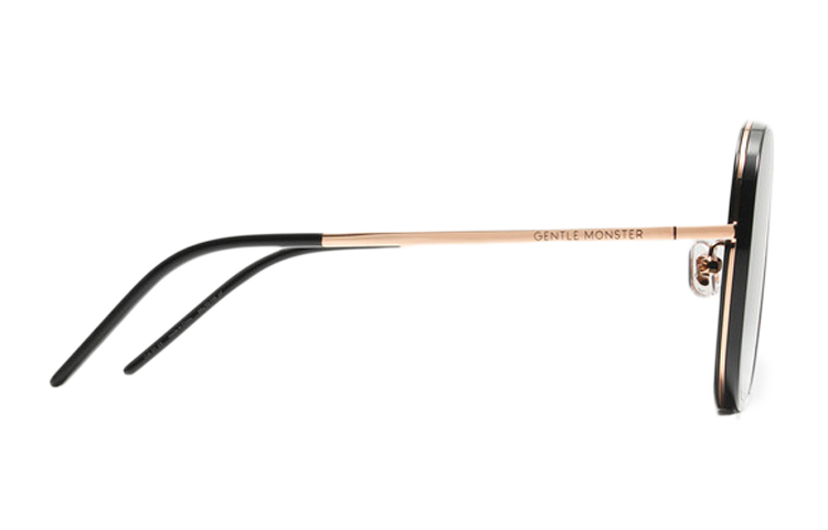 GENTLE MONSTER Rimo Black Gold Frame Sunglasses UV Protection Fashion Shades RIMO-01 圖 4
