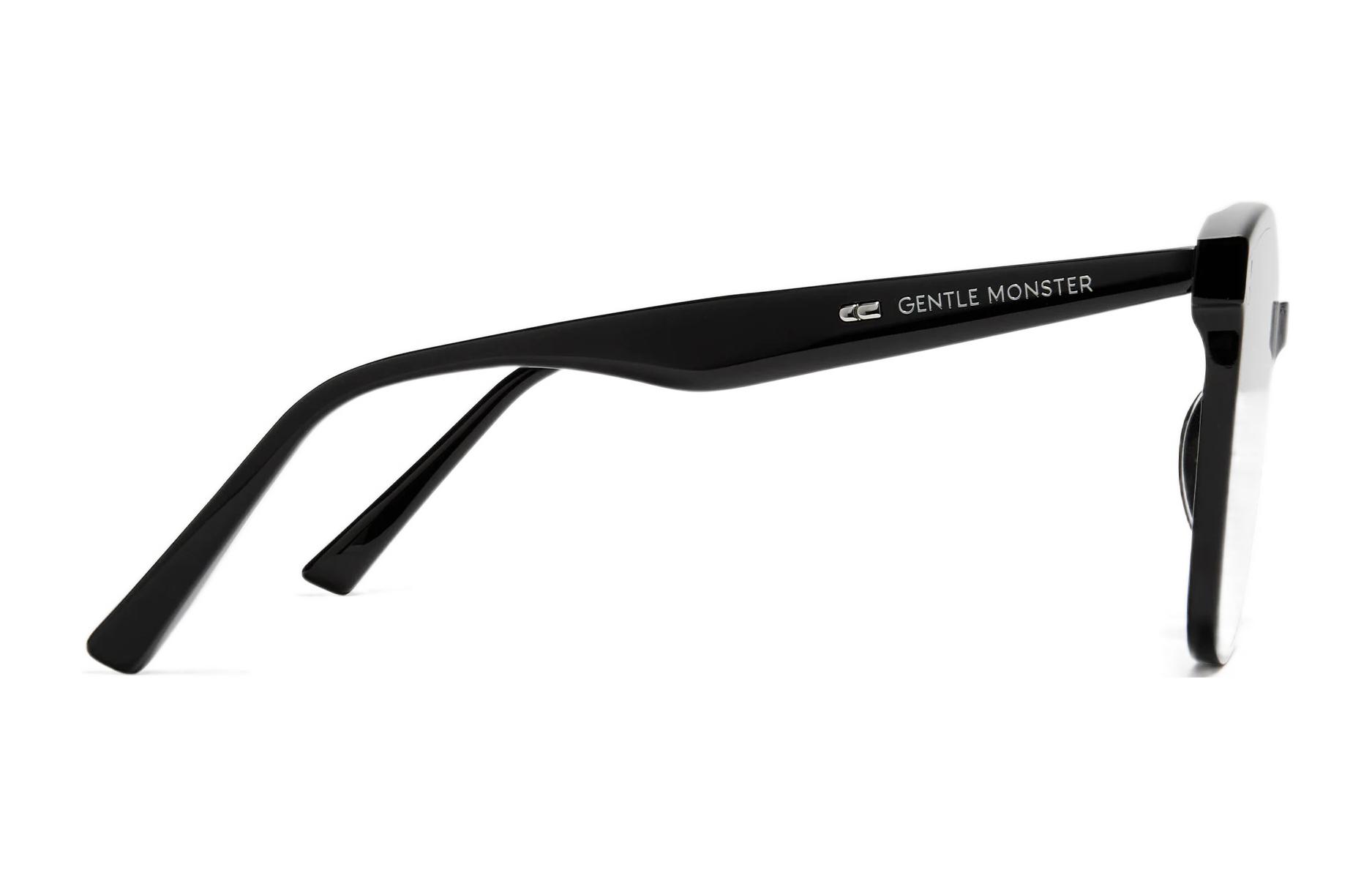 GENTLE MONSTER Rosy 01 Black Round Acetate Sunglasses Unisex Elegant Design Rosy-01 圖 4