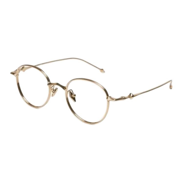GENTLE MONSTER Round Optical Frames Silver/Gold Logo Design for Men. 106379828 圖 5