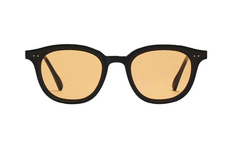 GENTLE MONSTER Round Sunglasses Resin Unisex with Letter Engraved Temples. LANG-O1(OR 圖 3