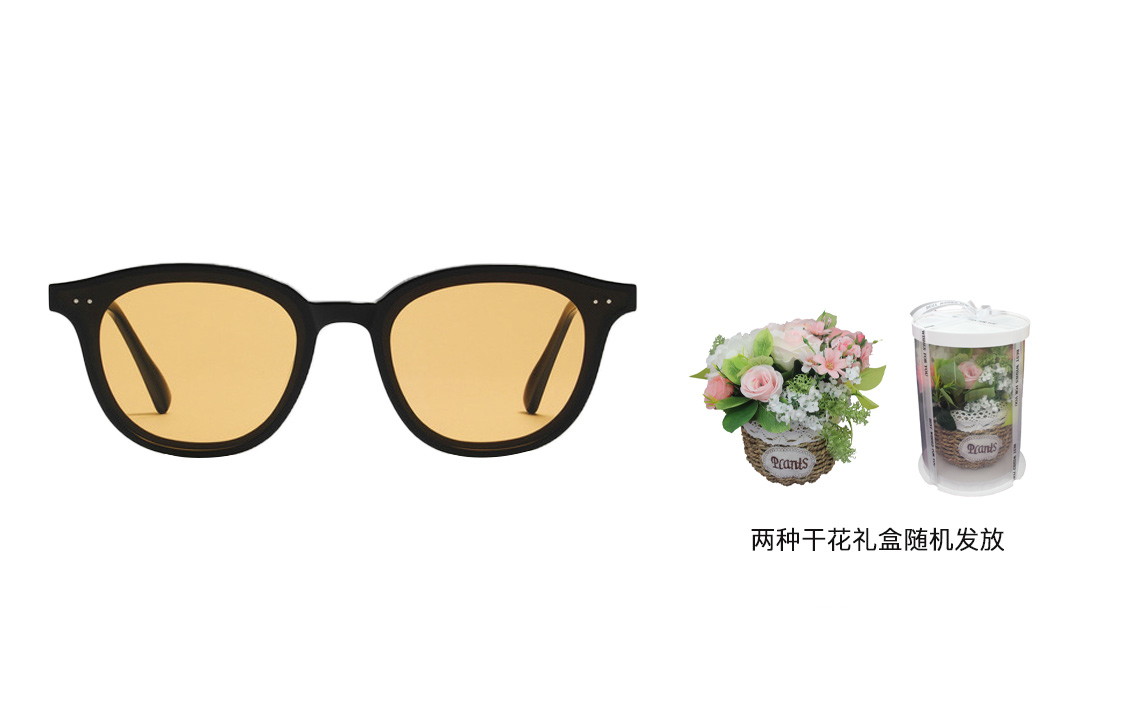 GENTLE MONSTER Round Sunglasses Resin Unisex with Letter Engraved Temples. LANG-O1(OR 圖 5