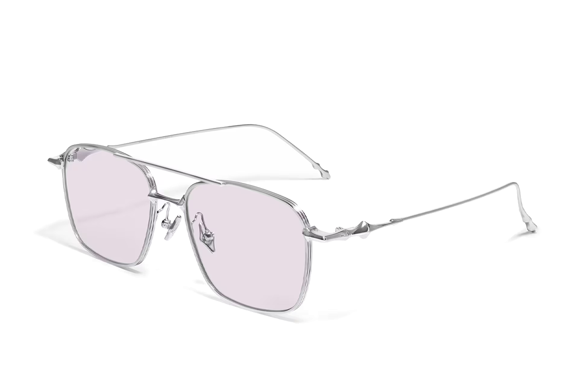 Gentle Monster Silver Metal Aviator Sunglasses Unisex Couple Style. MET-02(V