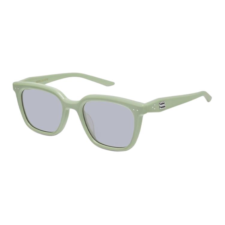 Gentle Monster Square Green Sunglasses Unisex with Logo Metal & Acetate Frame. NUBOGR8 圖 2