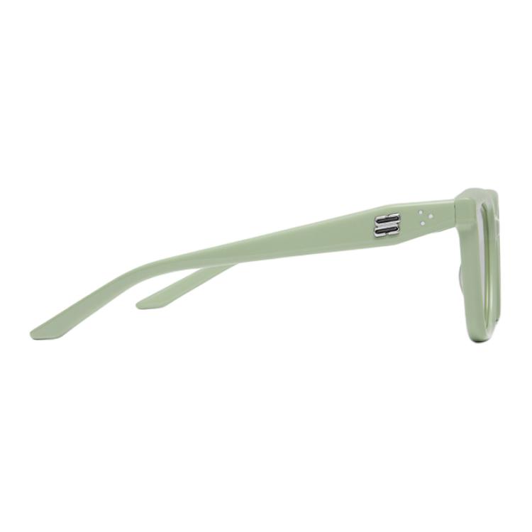 Gentle Monster Square Green Sunglasses Unisex with Logo Metal & Acetate Frame. NUBOGR8 圖 5