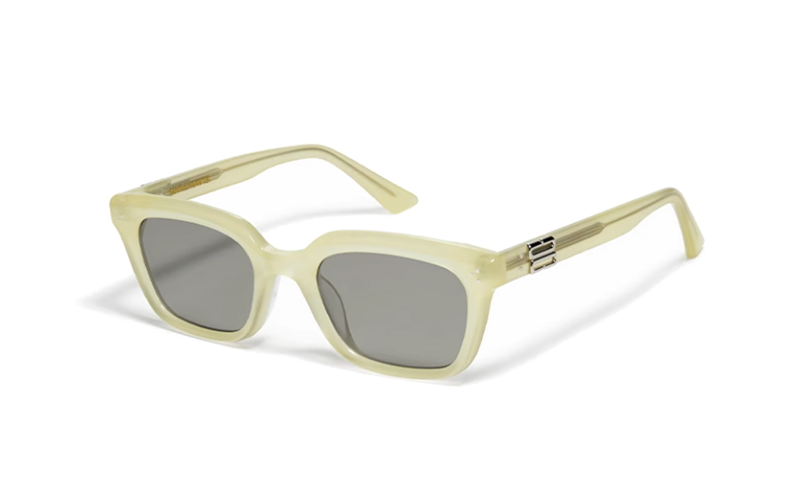 Gentle Monster Square Sunglasses Yellow Unisex Couples' Style UV Protection. MUSEE-YC8