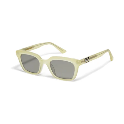 Gentle Monster Square Sunglasses Yellow Unisex Couples' Style UV Protection. MUSEE-YC8