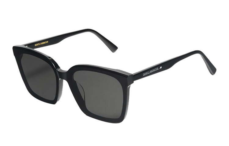GENTLE MONSTER Tega UV Protection Square Sunglasses Black Unisex Pair Style TEGA-01