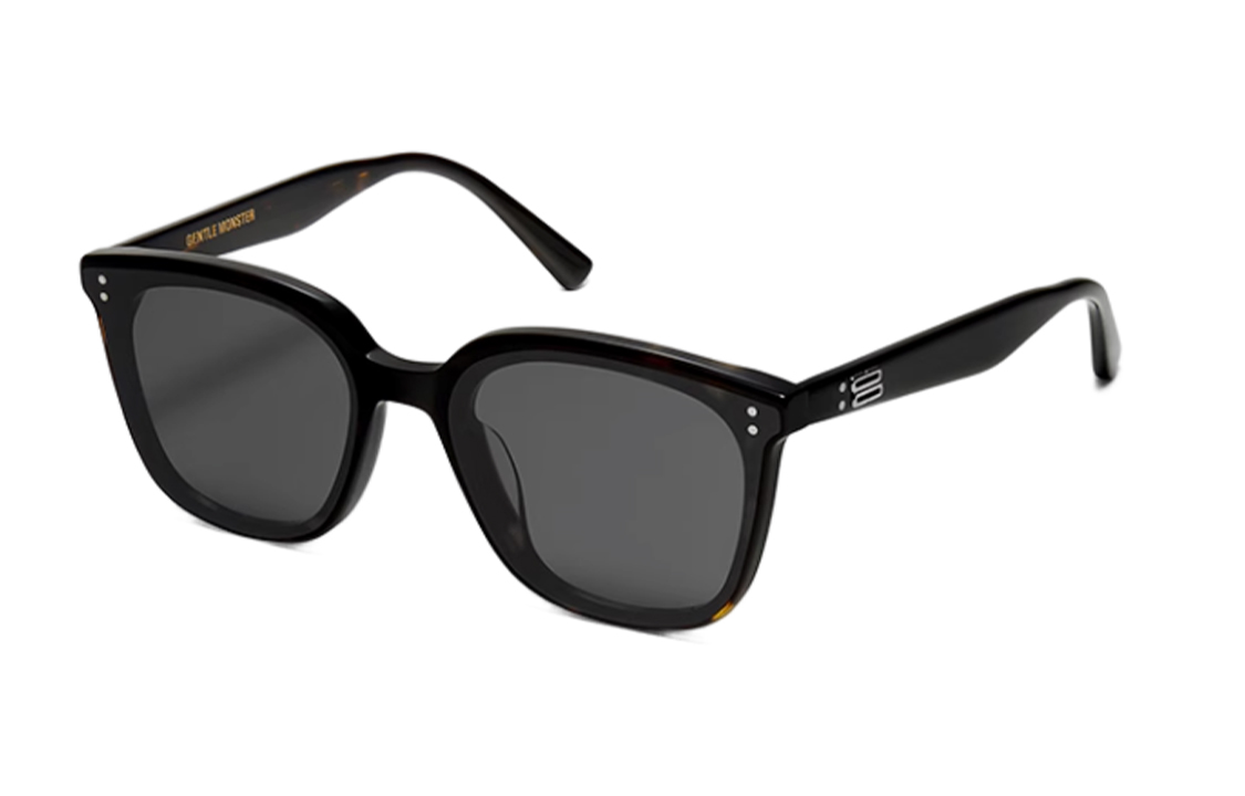 GENTLE MONSTER Tortoiseshell Square Sunglasses Unisex Metal Logo Design QUEEN-T2 圖 2