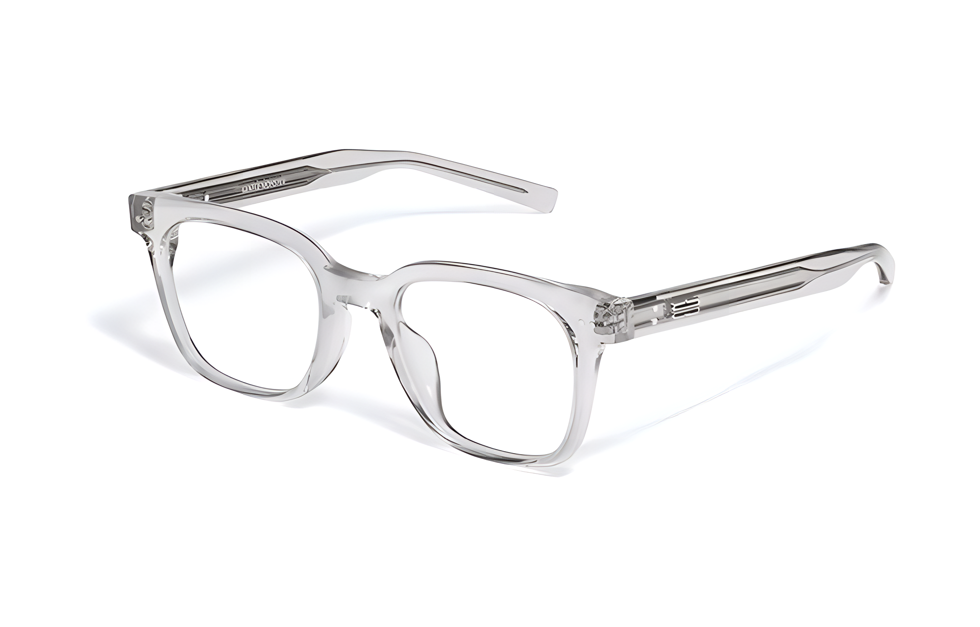 Gentle Monster Transparent Grey Irregular Optical Glasses Unisex Couple Design. EVAN-GC7