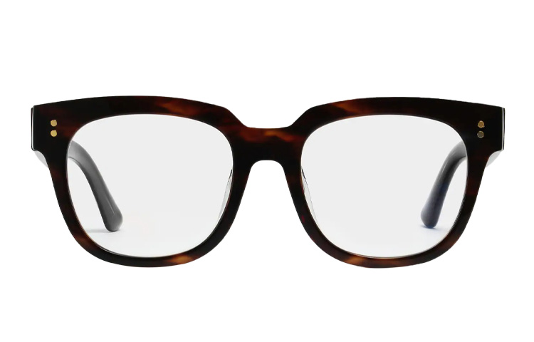 GENTLE MONSTER Una C Gold Square Acetate Optical Glasses Unisex Brown. UNAC-B4 圖 3