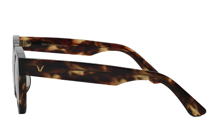 GENTLE MONSTER Una C Gold Square Acetate Optical Glasses Unisex Brown. UNAC-B4 圖 5