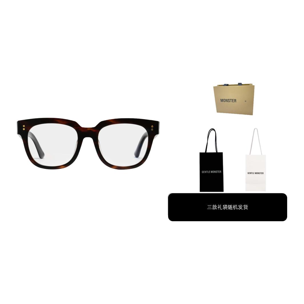 GENTLE MONSTER Una C Gold Square Acetate Optical Glasses Unisex Brown. UNAC-B4 圖 8