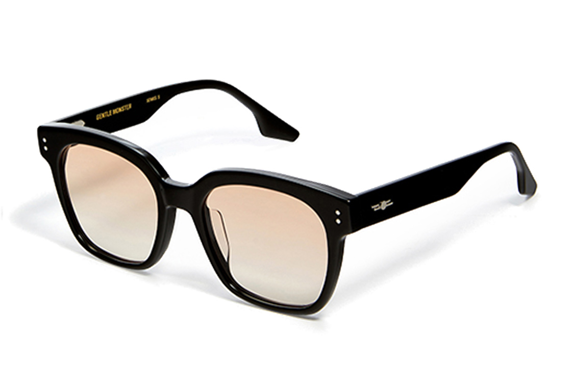 GENTLE MONSTER UNA.C N Square Sunglasses Black Unisex Matching Pair UNA.C N-SUN-01(OR 圖 2