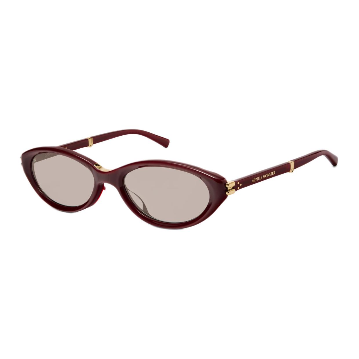GENTLE MONSTER Veggie Fall Oval Sunglasses Red Unisex Couples Edition Zest R8