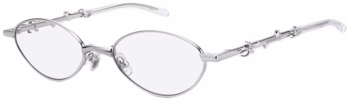 GENTLE MONSTER Veggie Foldable Metal Oval Optical Glasses Unisex - Silver. Aden 02 GENTLE MONSTER Veggie Foldable Metal Oval Optical Glasses Unisex - Silver. Aden 02