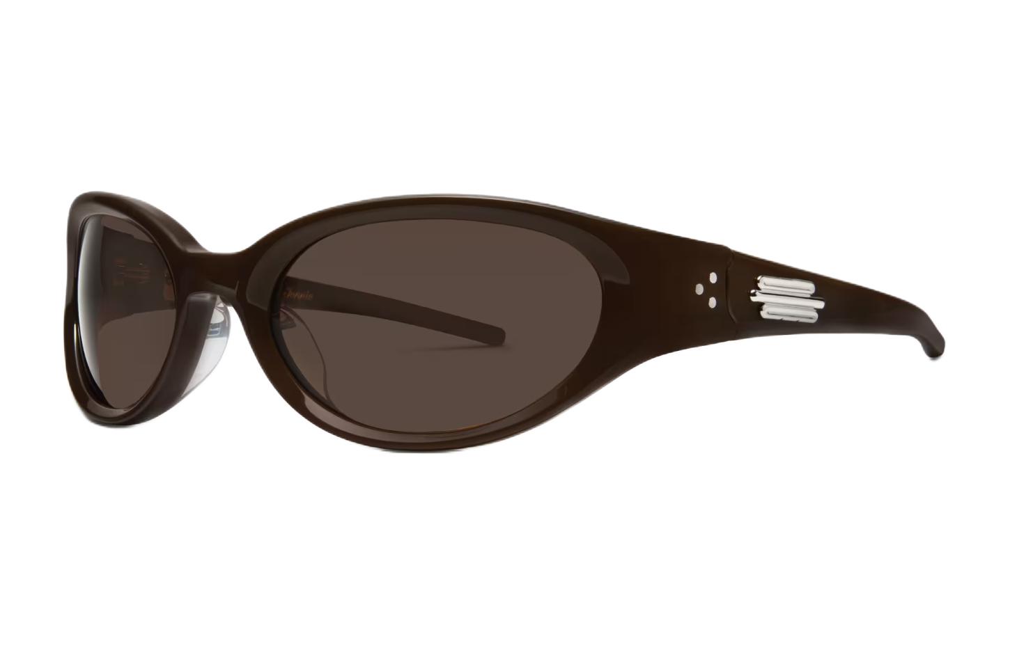 GENTLE MONSTER Jennie Brown Irregular Sunglasses Unisex Designer Frames Jennie - DonutBunBR3