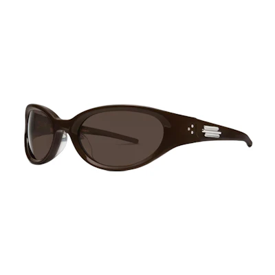 GENTLE MONSTER Jennie Brown Irregular Sunglasses Unisex Designer Frames Jennie - DonutBunBR3
