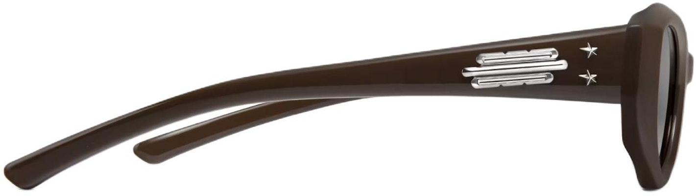 GENTLE MONSTER x Jennie 棕色猫眼太阳镜 男女同款 条纹镜腿设计 Jennie-FishTailBR3 Shop GENTLE MONSTER x Jennie 棕色猫眼太阳镜 男女同款 条纹镜腿设计 Jennie-FishTailBR3