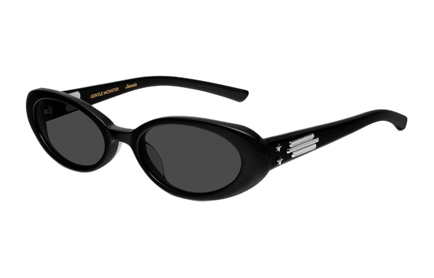 GENTLE MONSTER x Jennie Oval Sunglasses Unisex Black Jennie - Hush01