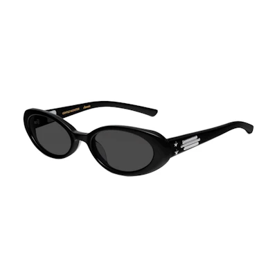GENTLE MONSTER Jennie Oval Sunglasses Unisex Black Jennie - Hush01