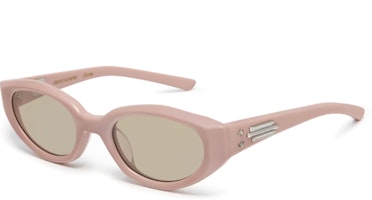 GENTLE MONSTER x Jennie Pink Cat-Eye Striped Sunglasses Unisex Couple Style Jennie-FishTailP7 GENTLE MONSTER x Jennie Pink Cat-Eye Striped Sunglasses Unisex Couple Style Jennie-FishTailP7