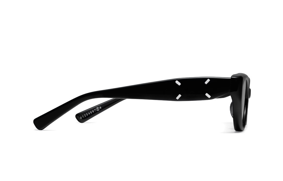 Shop GENTLE MONSTER x Maison Margiela 黑色猫眼太阳镜 男女情侣款 MM108-01