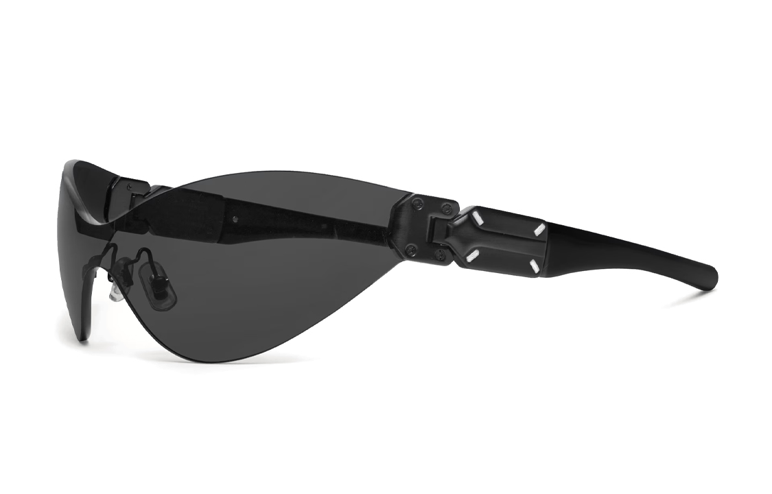 Lookbook GENTLE MONSTER x Maison Margiela 黑色不規則墨鏡 情侶款 男女通用 MM103-01