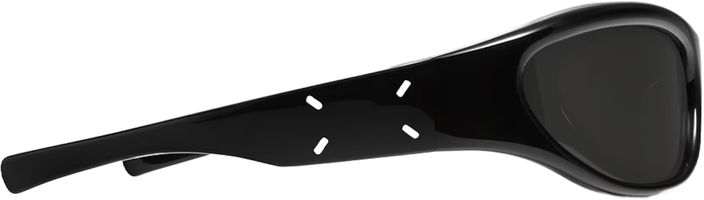 GENTLE MONSTER x Maison Margiela 黑色不规则墨镜 男女通用 防紫外线保护 MM003 01 Shop GENTLE MONSTER x Maison Margiela 黑色不规则墨镜 男女通用 防紫外线保护 MM003 01