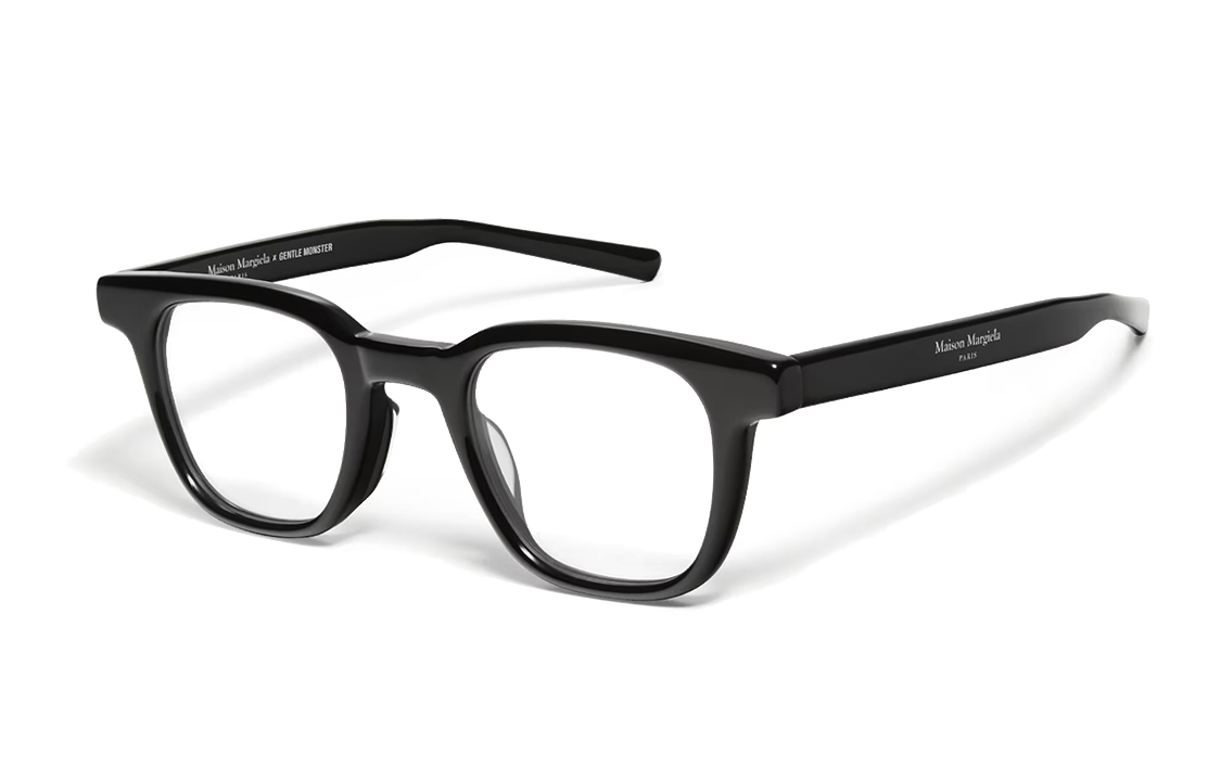 GENTLE MONSTER x Maison Margiela GM X MM Irregular Black Optical Glasses. MM010S-01