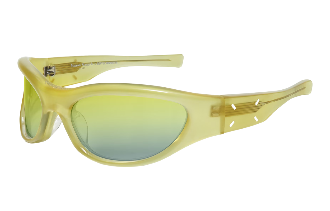 GENTLE MONSTER x Maison Margiela Transparent Yellow Sunglasses Unisex UV Protection MM003 OL3