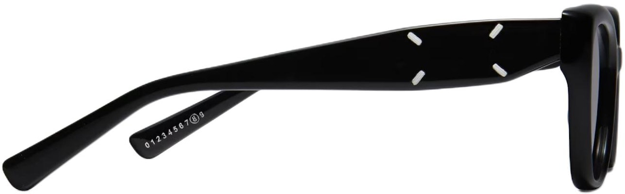 GENTLE MONSTER x Maison Margiela 男女通用黑色不規則太陽眼鏡 MM109-01 Shop GENTLE MONSTER x Maison Margiela 男女通用黑色不規則太陽眼鏡 MM109-01