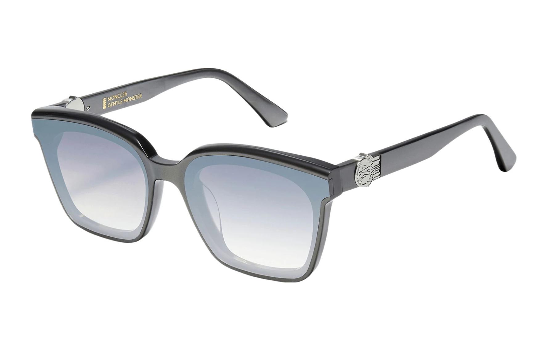 Gentle Monster Moncler SWIPE3 Black Square Sunglasses UV Protection. Swipe3-G5