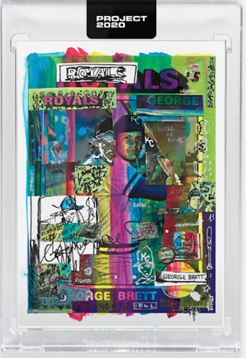 George Brett 1975 Topps Project 2020 Gregory Siff  /1227 #11