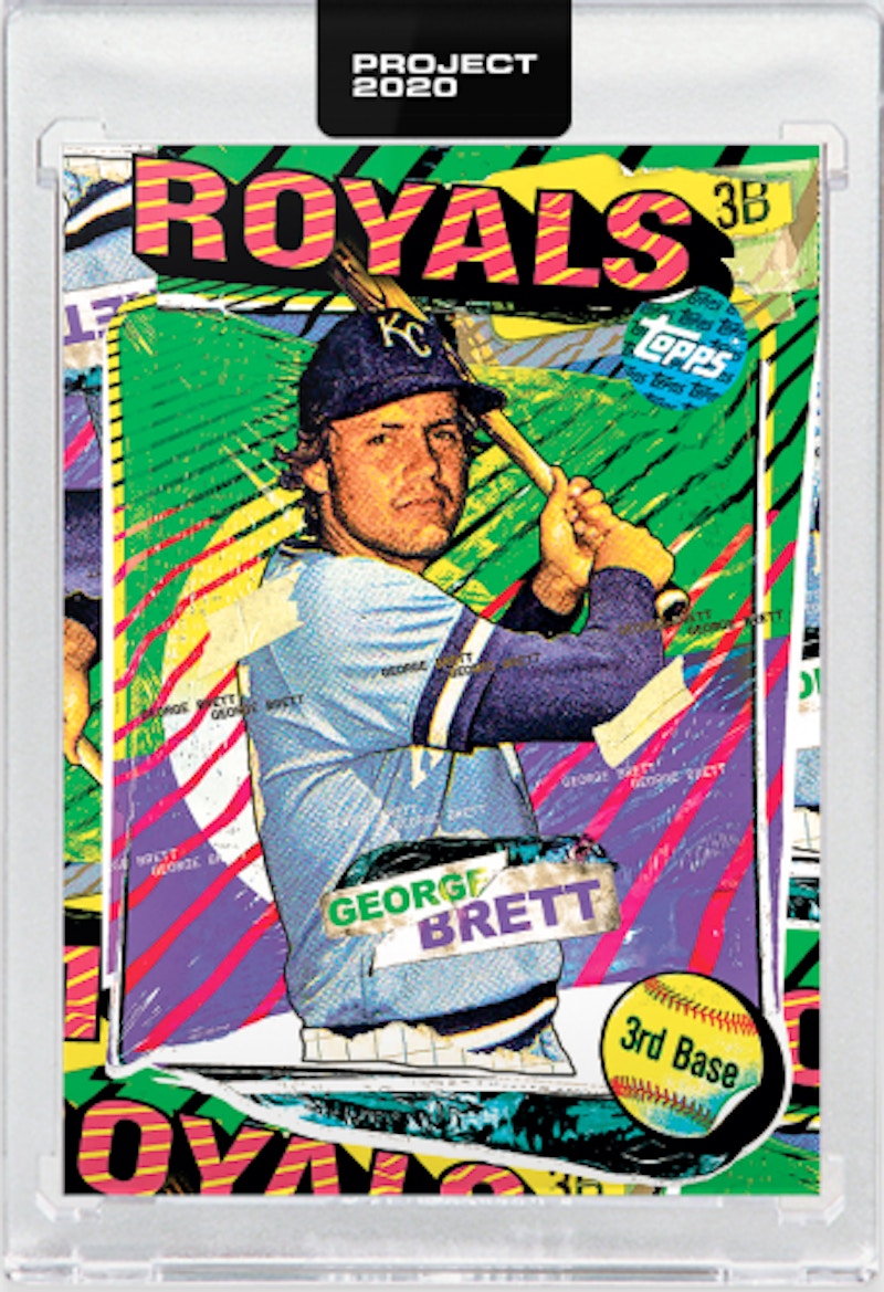 George Brett 1975 Topps Project 2020 Tyson Beck  /1992 #55