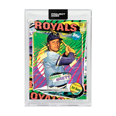 George Brett 1975 Topps Project 2020 Tyson Beck /1992 #55