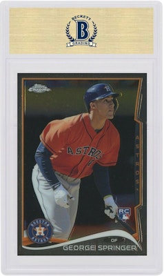 George Springer 2014 Topps Chrome Update Rookie #MB-4 Order George Springer 2014 Topps Chrome Update Rookie #MB-4