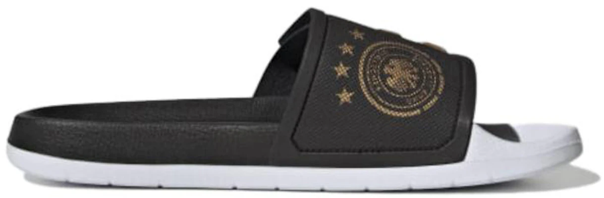 Asociación Alemana de Fútbol x adidas Adilette TND Slide 'Negro Oro Metálico' GX9706 Order Asociación Alemana de Fútbol x adidas Adilette TND Slide 'Negro Oro Metálico' GX9706