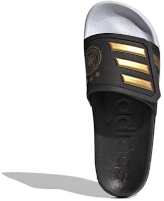 German Football Association x adidas Adilette TND Slide 'Black Gold Metallic' GX9706 Purchase German Football Association x adidas Adilette TND Slide 'Black Gold Metallic' GX9706