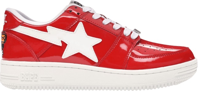 Ghostbusters x BAPE Bapesta Low 'Red Baby Milo' Sepatu Merah GHOST-BAPESTA-MILO Buy Ghostbusters x BAPE Bapesta Low 'Red Baby Milo' Sepatu Merah GHOST-BAPESTA-MILO