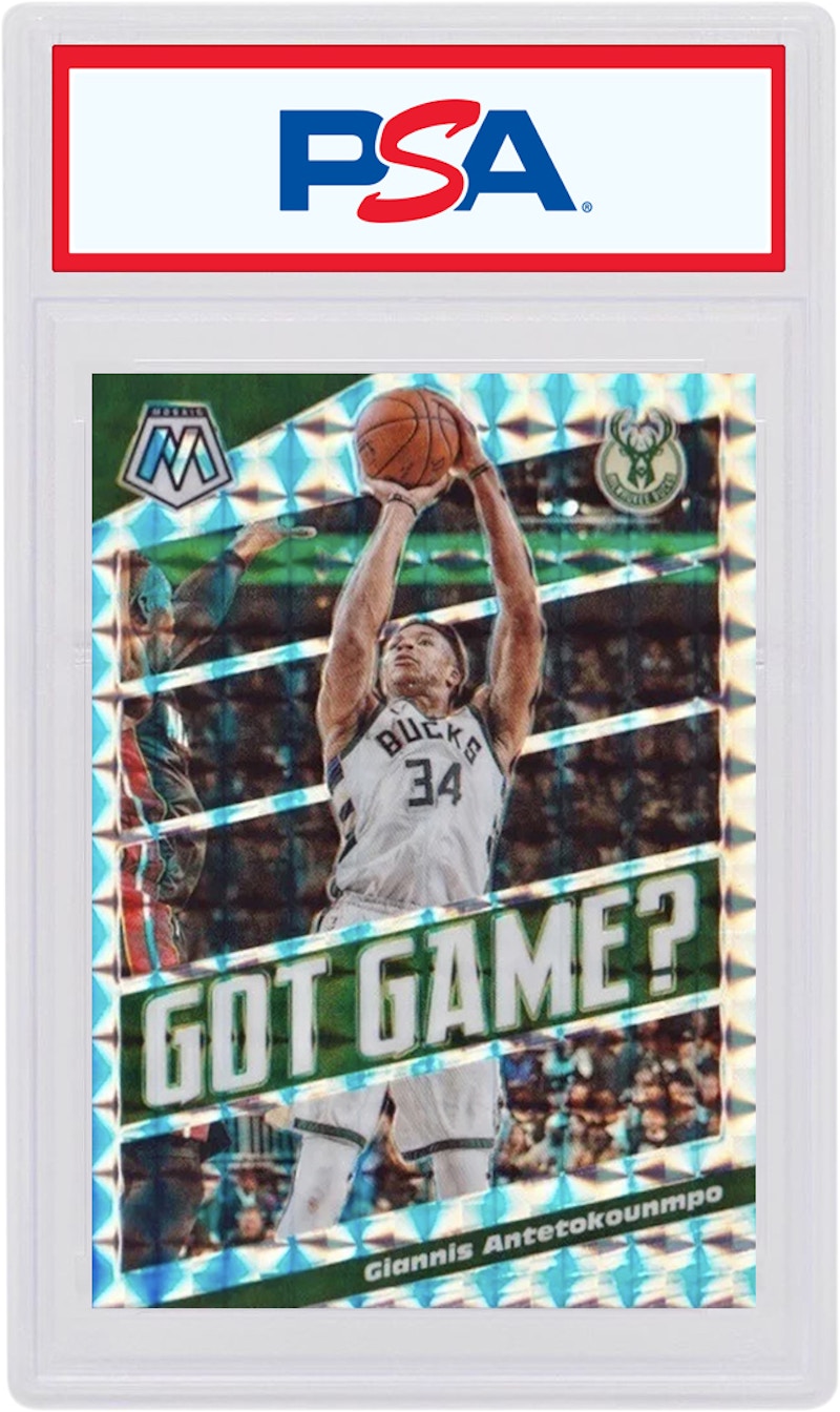 Giannis Antetokounmpo 2019 Panini Mosaic Got Game? Mosaic #25