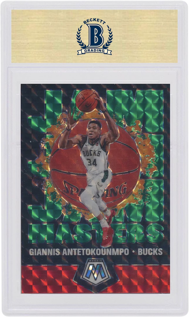 Giannis Antetokounmpo 2019 Panini Mosaic Jam Masters Green #19 圖 2