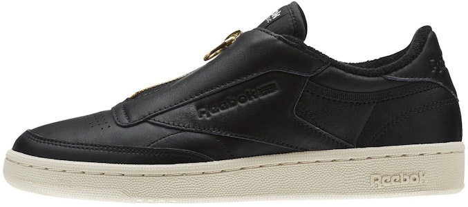 (W) Gigi Hadid x Reebok Club C 85 Zip 'Hitam' BS6608 Lookbook (W) Gigi Hadid x Reebok Club C 85 Zip 'Hitam' BS6608