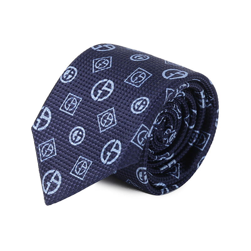 Giorgio Armani  Arrow Jacquard Logo Business Tie 3602874R81200036